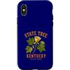 KY Region Apparel American Goods taiche Custodia per iPhone X/XS Orgoglio regionale in fiore dell'albero di tulipano