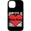 Someone Loves Me In US State Of Rhode Is Custodia per iPhone 14 Someone In Rhode Island Loves Me Cuore Retro Vintage