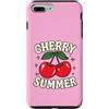 Generic Custodia per iPhone 7 Plus/8 Plus Camicia estiva Cherry per ragazze | Simpatica maglietta Y2K Cherry Graphic