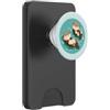 Inkline Panel Studio Lontra Chibi marrone che si tiene per mano per gli appassionati di anime PopSockets PopWallet per MagSafe