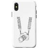 Grandio Design Photographer & Photograph Custodia per iPhone X/XS Fotografo Fotografia Aperture Attitude Fotocamera Strap