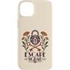 Escape Room Themed Birthday Party Suppli Custodia per iPhone 14 Plus Gruppo rompicapo Escape Room Squad Lock and Keys