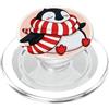 Inkline Panel Studio Pinguino Chibi nero con sciarpa per gli appassionati di anime, lettori di manga PopSockets PopGrip per MagSafe