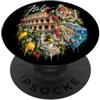 Italia Souvenirs Italia Italiano Viaggi La Dolce Vita Roma Firenze Amalfi PopSockets PopGrip Adesivo