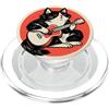 Nine Lives Press con una piccola chitarra per gli amanti dei gatti, proprietari di gatti PopSockets PopGrip per MagSafe