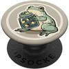 Toadstool Lane Rana con un barattolo di lucciole per gli amanti delle rane PopSockets PopGrip Adesivo