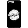 Miftees Carpenter Tees Custodia per iPhone 7 Plus/8 Plus Falegnameria divertente Sawdust Is Man Glitter