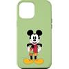 Disney Custodia per iPhone 12 Pro Max Disney Mickey Mouse Fall Patchwork Pattern Fashion Patches