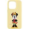 Disney Custodia per iPhone 15 Pro Disney Minnie Mouse Fall Patchwork Pattern Fashion Patches