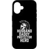 Cool And Funny Designs for Moms And Dads Custodia per iPhone 16 Husband Daddy Protector Hero