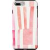 generic Custodia per iPhone 7 Plus/8 Plus Grafica a coquette a righe rosa tenue