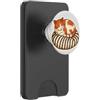 Nine Lives Press Pan di gatto crema su un cuscino per gli amanti dei gatti, proprietari di gatti PopSockets PopWallet per MagSafe