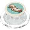 Inkline Panel Studio Chibi Otter Holding Hands per gli appassionati di anime, lettori di manga PopSockets PopGrip per MagSafe