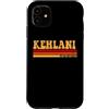 LUXETHREADS Custodia per iPhone 11 Kehlani Nome Personalizzato Carino Idea Donna Vintage Kehlani