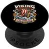 AK71Design - Viking Longship Collection Viking Dragon Ship Tour 793-1000 AD Norse Longship PopSockets PopGrip Adesivo