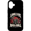 Born To Rock On I Love Rock And Roll Roc Custodia per iPhone 16 Long Live Rock & Roll Punk consente un concerto rock vintage rock
