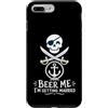 Funny Bachelor Party Beer Pirate Custodia per iPhone 7 Plus/8 Plus Funny Beer Me I'm Getting Married Pirate Groom Bachelor