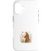 Saint Francis Nature Christian Wildlife Custodia per iPhone 16 San Francesco Uccelli Cervo Sole Luna Natura