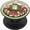 Toadstool Lane Olive Frog su un anello fungo per gli amanti della rana PopSockets PopGrip Adesivo