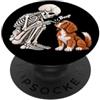4SkeletonLovers Scheletro Nova Scotia Duck Tolling Retriever Boop Halloween PopSockets PopGrip Adesivo