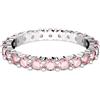 SWAROVSKI Anello Swarovski Matrix, Taglio tondo, Rosa, Placcato rodio. Misura 52 - EU 12. Questo divertente anello è stato realizzato pensando alla vivacità. Incastonato su una placcatura rodio, il design è decorato a tutto tondo con affascinanti pietre …