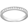 SWAROVSKI Anello Da Donna Di Swarovski Della Collezione Matrix. Anello Con Cristalli E Placcatura Rodio. Gioiello Con Metà Gambo Impreziosito Da Cristalli. Misura 15. Gioiello Realizzato Con Le Elaborate Tecniche Di Swarovski, Perfetto Per Le Occasioni …