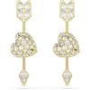 SWAROVSKI Orecchini idyllia cuore reversibili