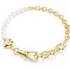 SWAROVSKI Bracciale idyllia con perle e cuore