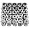VEVOR Set Pinze di Serraggio 25 pz ER32 1/16-13/16 pollici per Fresatrice Utensili Trapani a Colonna, Mandrino per Tornio, TIR 0,0008 pollici, Fresatura CNC, Incisione, Acciaio Legato, con Custodia