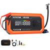 VEVOR Avviatore di Emergenza Compressore d'Aria 3000A di Picco Torcia LED Gonfiatore per Pneumatici Portatile, 9,0 Litri a Benzina / 6,5 Litri Diesel, 150 PSI, Spegnimento Automatico, Caricabatterie