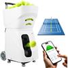 VEVOR Lanciatore di Palline da Tennis Automatico con Ruote 110 Palline Controllo Remoto APP, 2 Modalità di Allenamento, Velocità fino a 75 MPH, Durata Batteria da 4 Ore, Struttura in Plastica