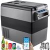 VEVOR Frigorifero portatile 55L, Frigorifero per Auto con Schermo LCD, Congelatore Portatile per Auto, Mini Frigorifero da Campeggio Controllo APP per Auto Camion Barca Camper