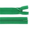 cyclingcolors 2x Cerniera invisibile N°3 40 cm - chiusura lampo in poliestere Dederon con cursore, estremità aperta, maglia scorrevole per cucito sartoria abbigliamento giacche cappotti - verde felce