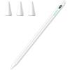 soleilx Penna Compatibile con Apple iPad 2018-2025, Ricarica USB-C Rapida, Sensibile all'Inclinazione, Anti-Tocco, Stylus per iPad 11 A16/10/9/8/7/6, Pro 11/12.9, Air 3/4/5/M2/M3, Mini 5/6, Magnetica 3 punte