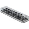 Delock Hub USB 3.0 esterno Delock con 7 porte, trasparente