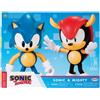 Jakks Pacific Set di figure di Sonic The Hedgehog Sonic & Mighty Sonic 10cm