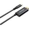 Vivolink PROUSBCHDMIMM2-CHARGE, cavo da 2 metri, connettore USB-C, USB 3.2 Gen 1 (3.1 Gen 1), colore nero