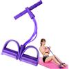 Feeziloe Feezi corda elastica con pedale per esercizi addominali a casa, yoga, fitness