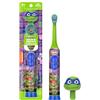 Firefly Clean N' Protect Teenage Mutant Ninja Turtles - Spazzolino da denti con personaggio 3D, setole morbide, batteria inclusa, età 3+, 1+1