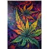 MyPuzzle.com MyPuzzle Foglie Psichedeliche - Premium 1000 Pezzi Puzzle - MyPuzzle Collezione speciale di Puzzle Galaxy