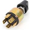 Tbest Interruttore Ventola 12V a 3 velocità, Interruttore Ventola Aria Condizionata a 3 velocità Controllo CA Manopola di Rotazione in Plastica Universale per Camion Auto 12V 24V