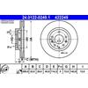 ATE 2x Disco freno ventilato 24.0122-0249.1 ATE per MAZDA MX-5 III