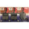 EBC Biologico Anteriore e Posteriore Pastiglie Freno Per Yamaha TDM900 (2002 A
