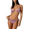EFFEK Donna Effek Bikini Triangolo E Slip Regolabile Crochet Donna