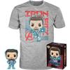 Funko POP Avengers Endgame Iron Man Tony Stark POP & Tee - M