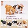 stasto Hitomiko Yan'noka Step set di 5 figure in legno intagliato Gacha