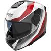 NOLAN Casco N80-8 TORPEDO Bianco Rosso Grigio NOLAN