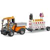 bruder 02693 VarioCar Camion Sicurezza stradale con Accesori Cantiere
