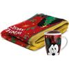 Set Regalo Winter Magic Mickey Mouse Egan: Plaid Morbido e Tisaniera in Porcellana con Coperchio 430 ml
