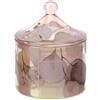 Candela Profumata in Vaso di Vetro Botanic Pagoda Rosa (260 gr) Fragranza Chanel Coco - Hervit Creations